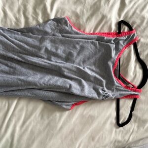 Adidas Gray and Pink Tank Top